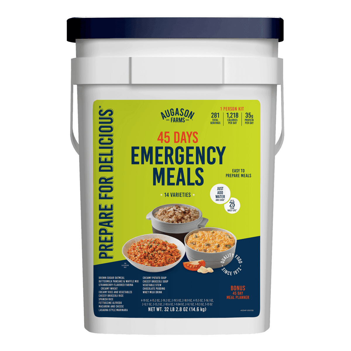 Augason Farms 30-Day Emergency Pail - product image
