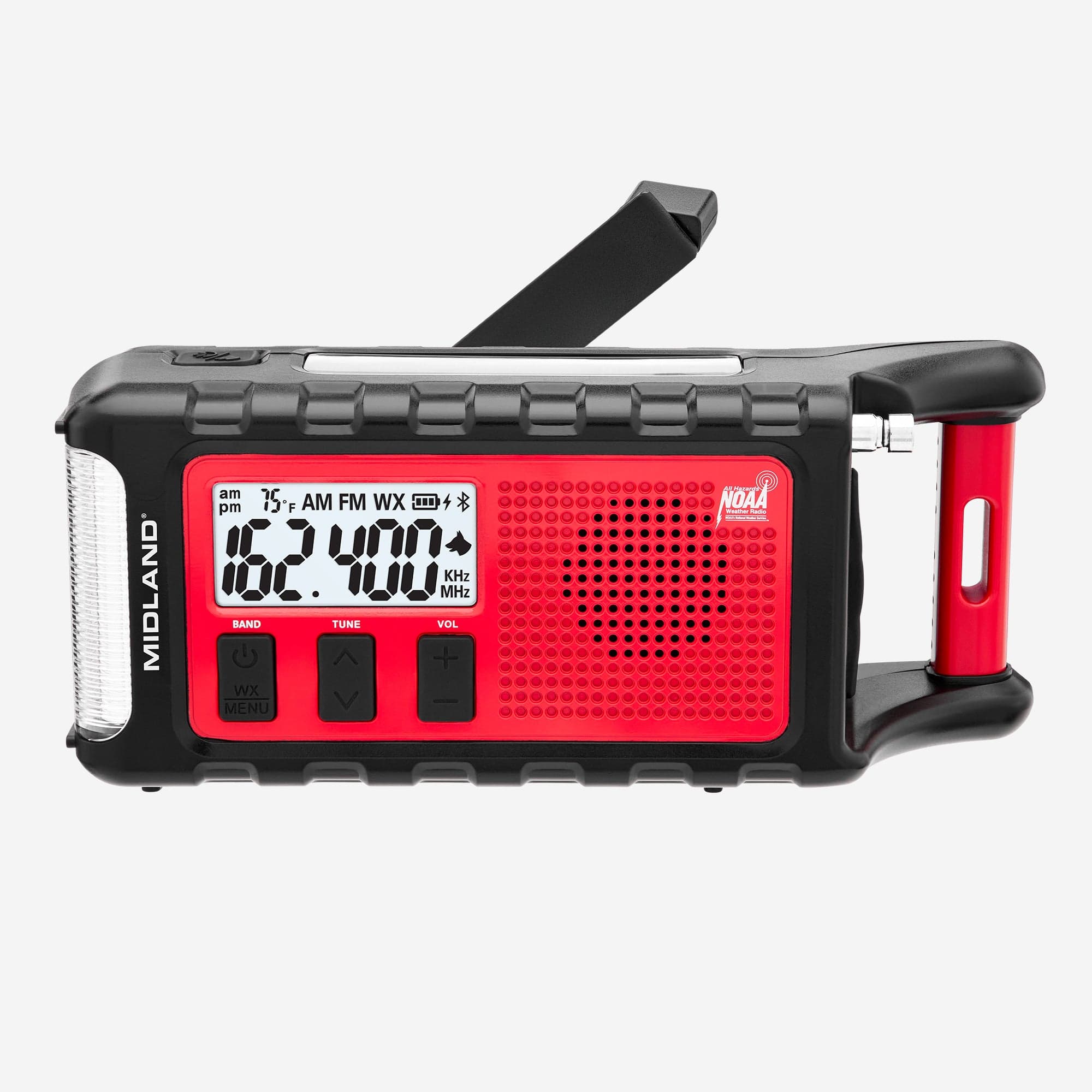 Midland ER310PRO portable emergency crank NOAA weather radio with power bank