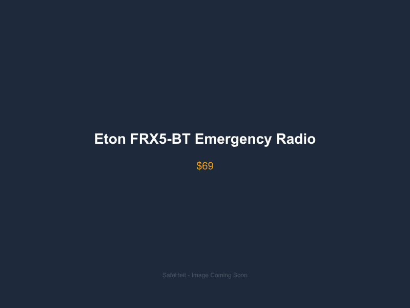 Eton FRX5-BT Emergency Radio - product image placeholder